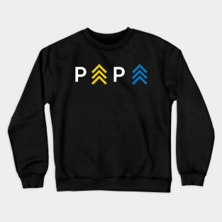 Down Syndrome Papa Crewneck Sweatshirt